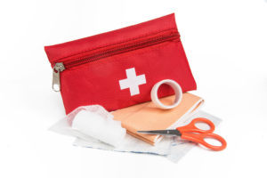 First aid kit to pack for a road trip