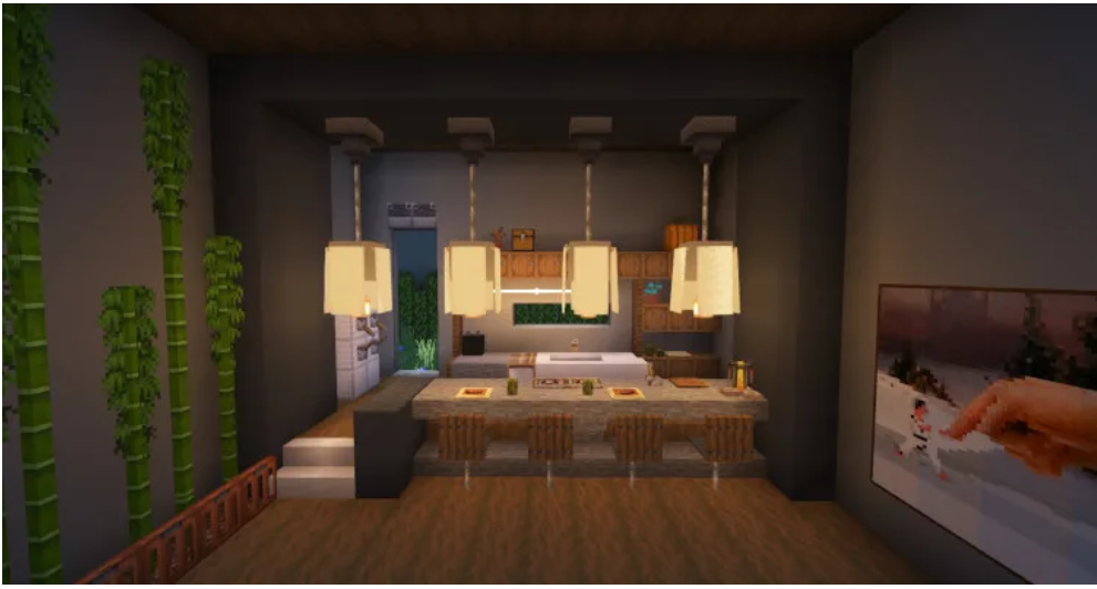 Cozy  MINECRAFT Kitchen DESIGN