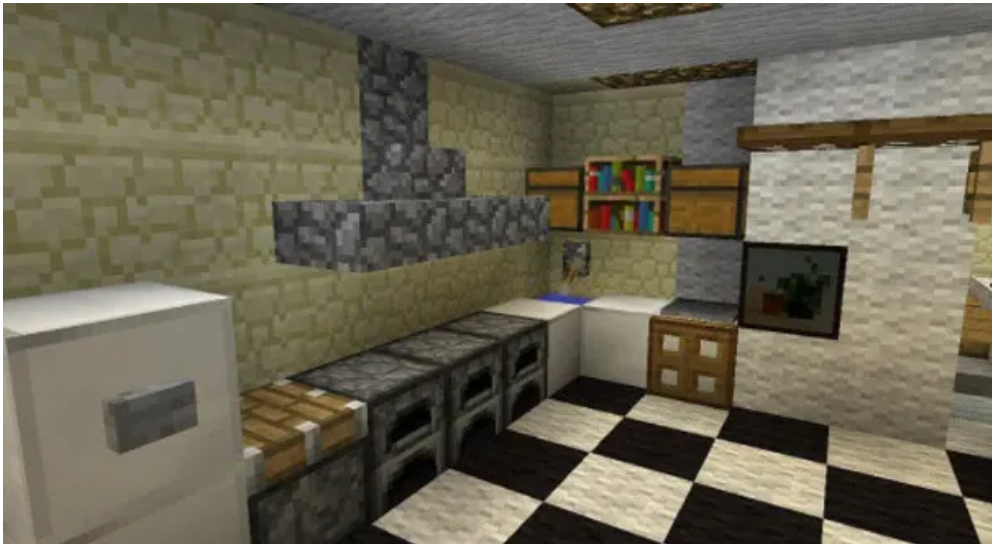 A Basic Minecraft Kitchen Design