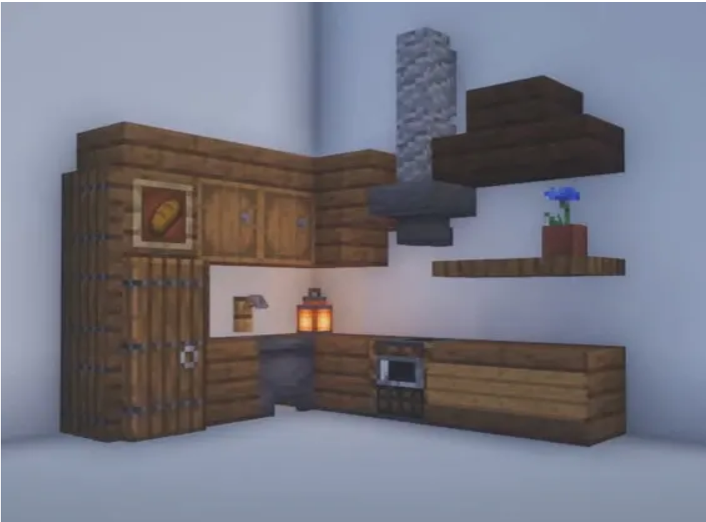Medieval Minecraft Kitchen Design