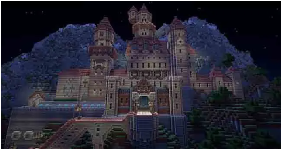 A Mountainside Castle is one of the Unique Minecraft Castle Ideas