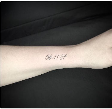 350+ Best Birthdate Tattoo Ideas by FixTheLife