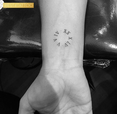 DATE TATTOO ON WRIST