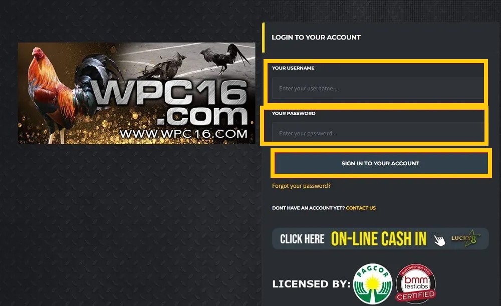 WPC16 LIVE LOGIN