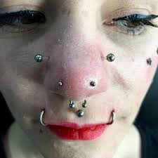 Different nose piercings