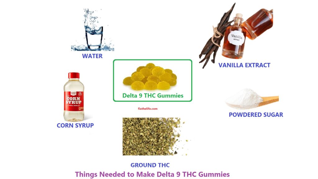 Things needed to Make Delta 9 THC Gummies