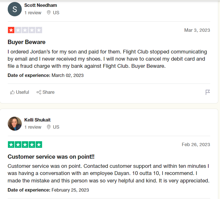 Flight Club Reviews