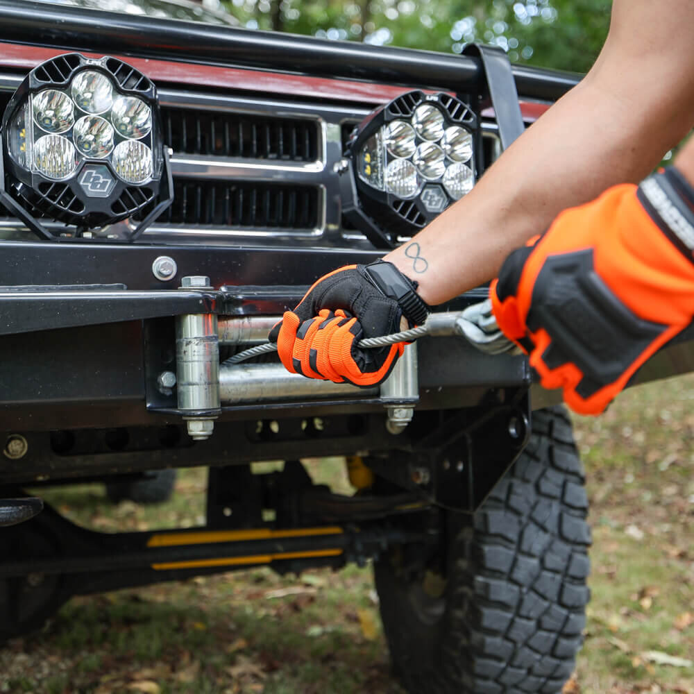 Off-roading winch