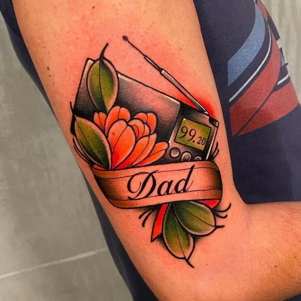 Musical Dad Tattoo 