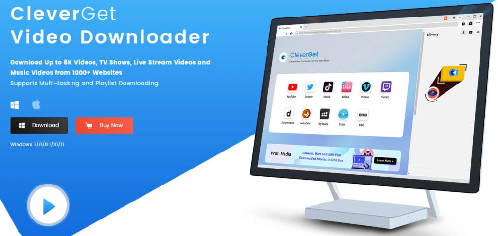 cleverget video downloader is a Site like flixhq