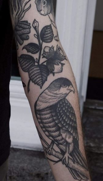Birds Patchwork Tattoos