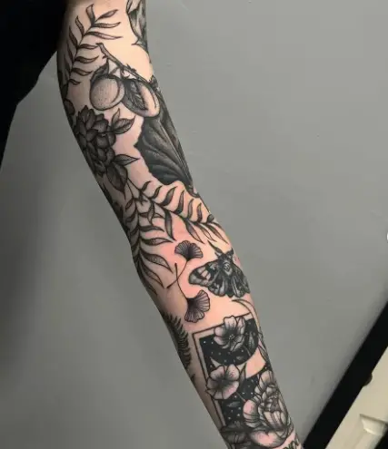 Black Patchwork Tattoos