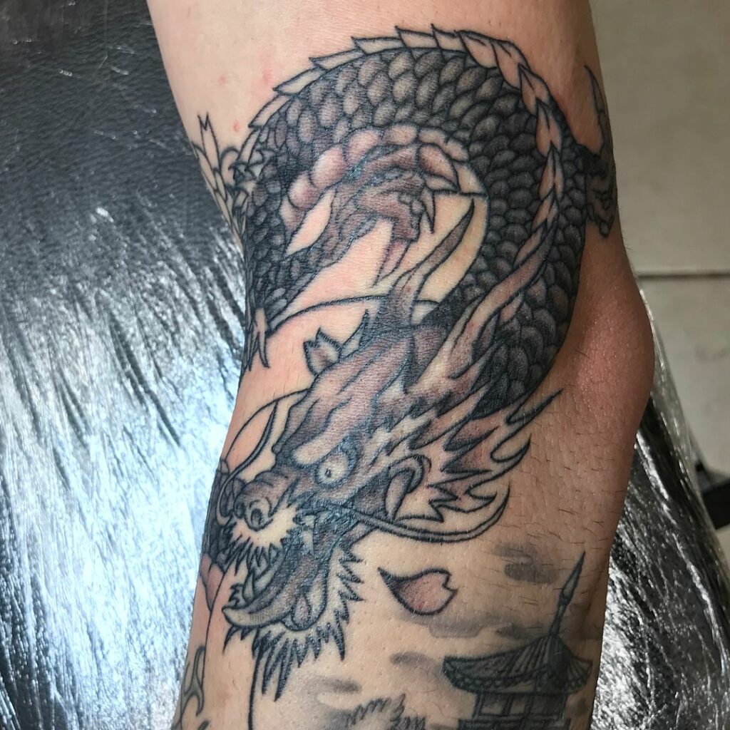 Dragon Patchwork Tattoo