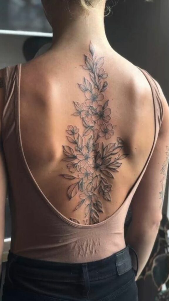 Spine Tattoos for Women