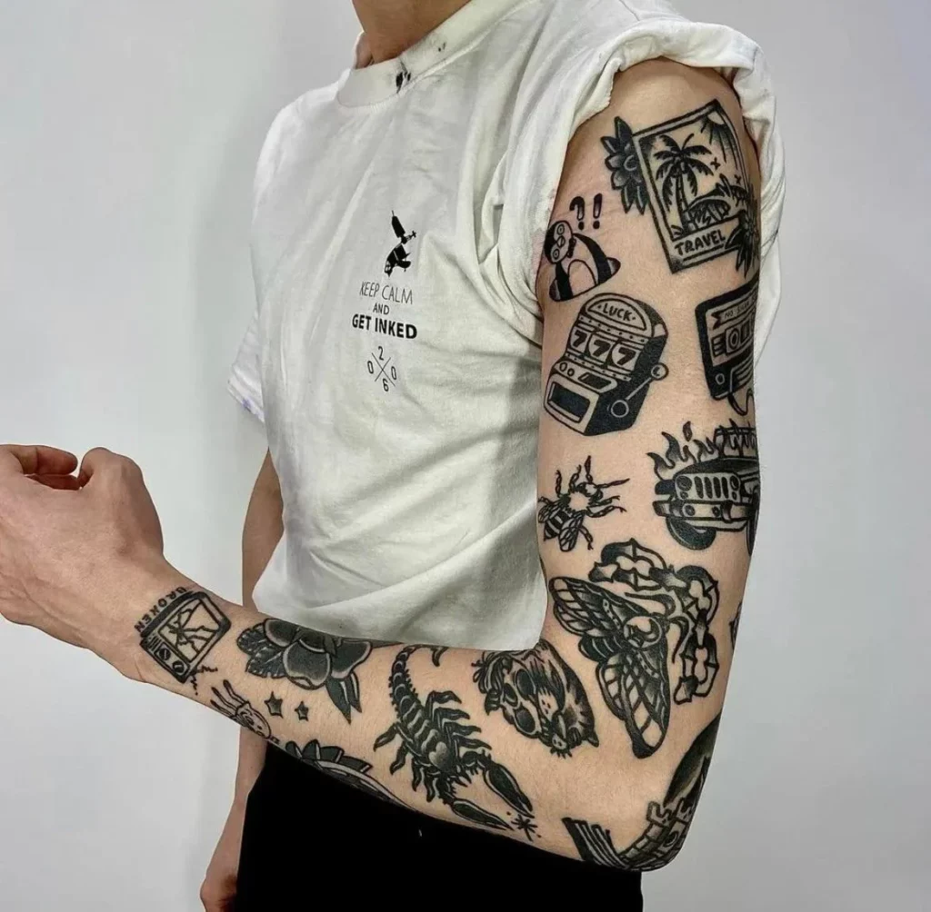 Patchwork tattoos