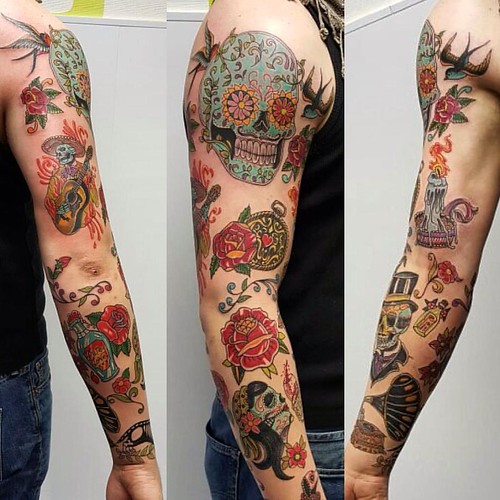 Traditional Patchwork Tattoos