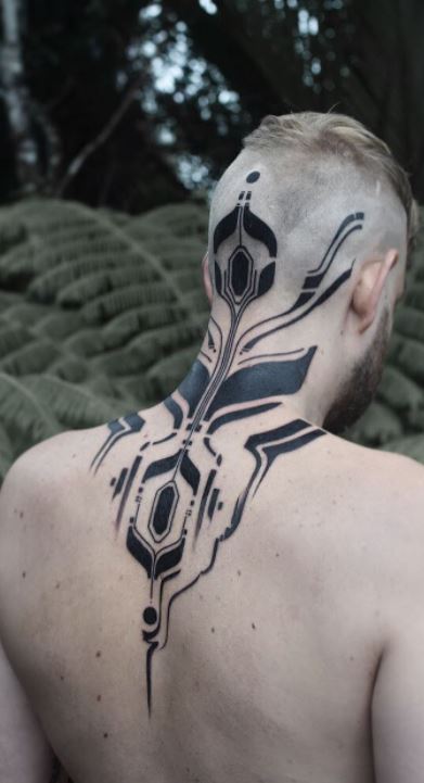Tribal Cyberpunk tattoo ideas