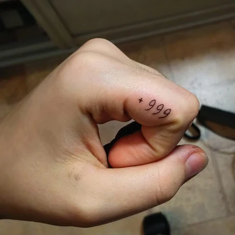 999 tattoo