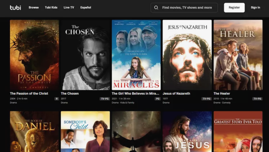 Tubi Offers to Watch Free Cinema Movies