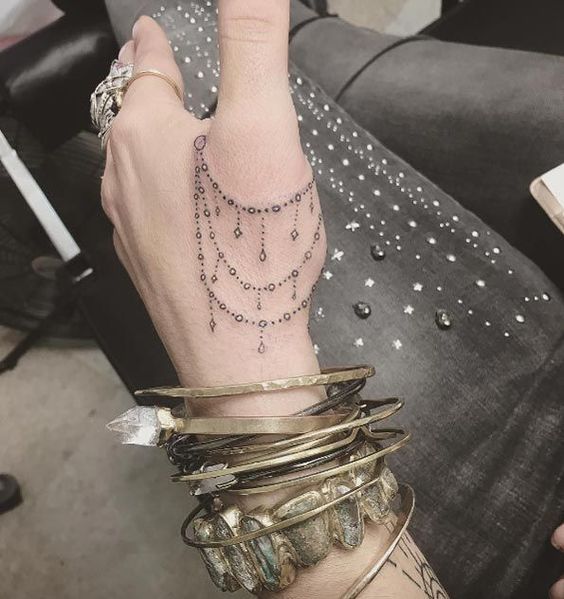 hand tattoos for women