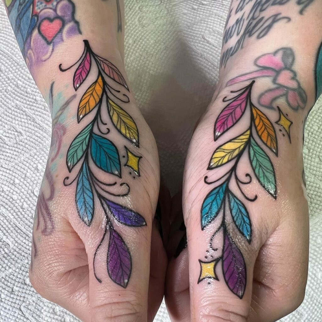 hand tattoos for women