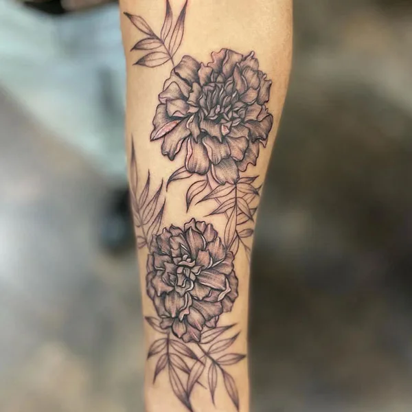 marigold tattoo