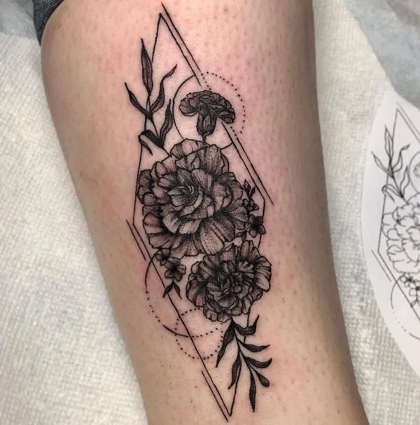 marigold tattoo