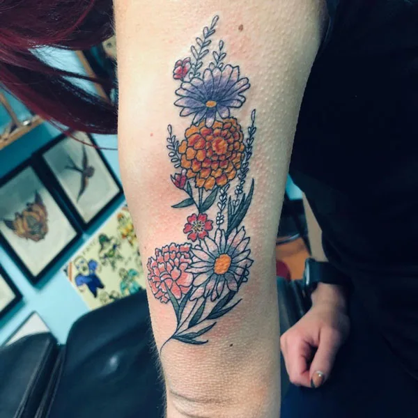 marigold tattoo