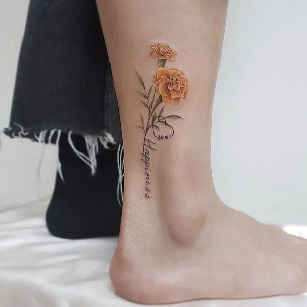 marigold tattoo