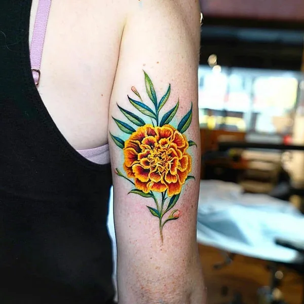 marigold tattoo