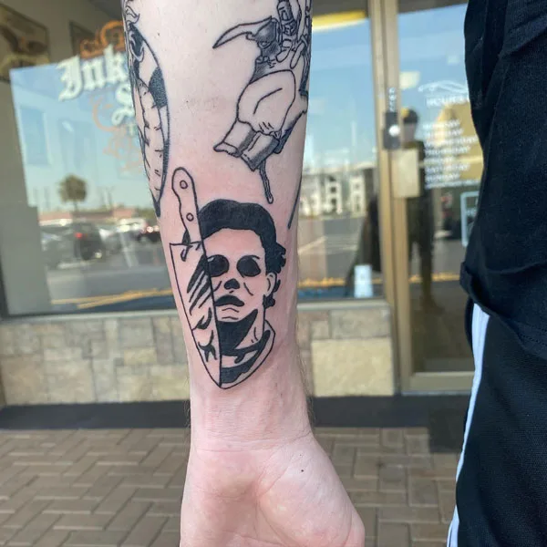 michael myers tattoo
