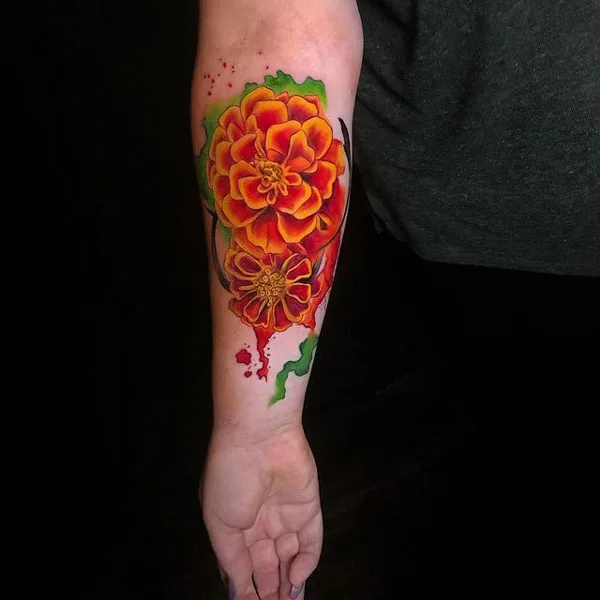 marigold tattoo