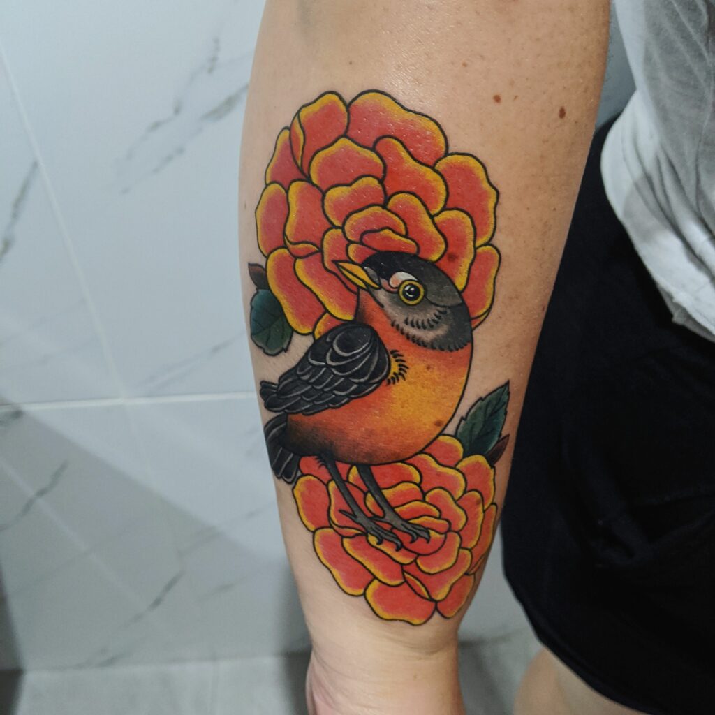 marigold tattoo