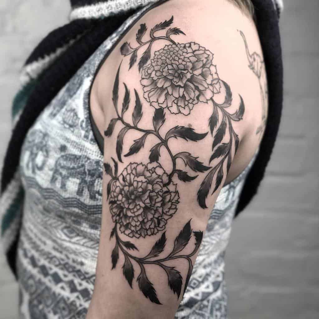 marigold tattoo