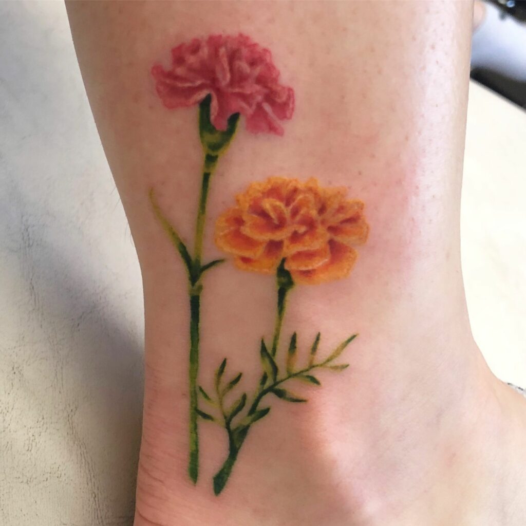 marigold tattoo