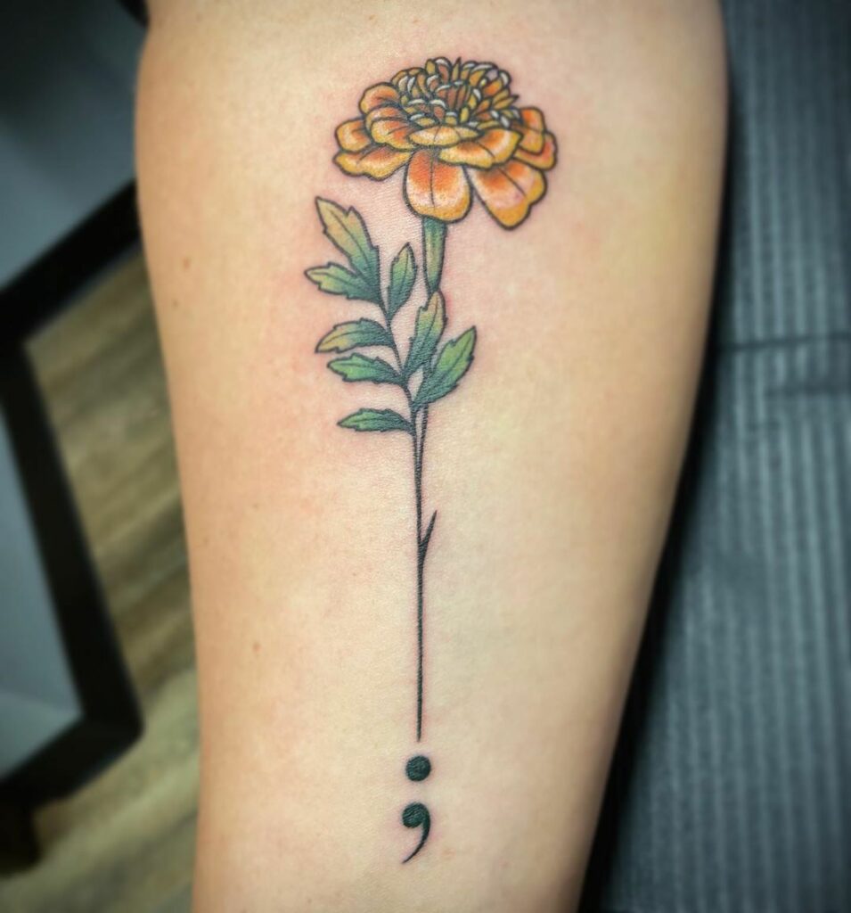 marigold tattoo