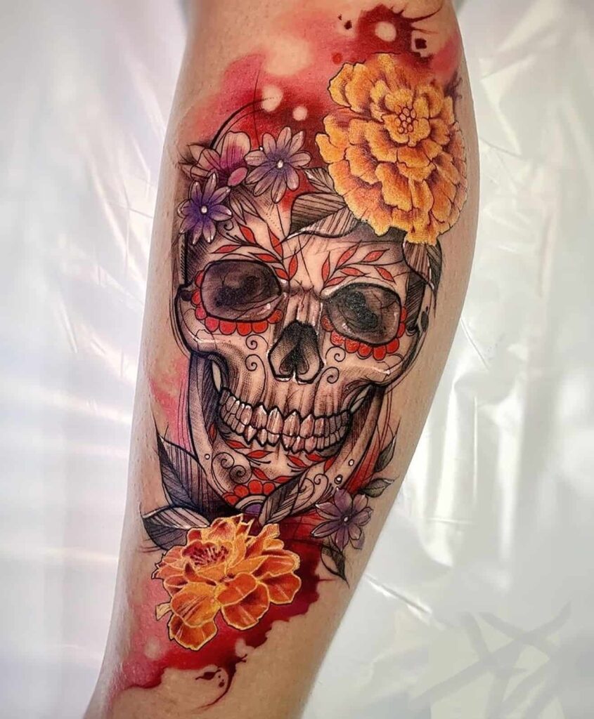 marigold tattoo