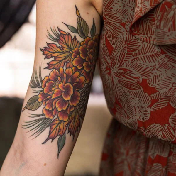 marigold tattoo