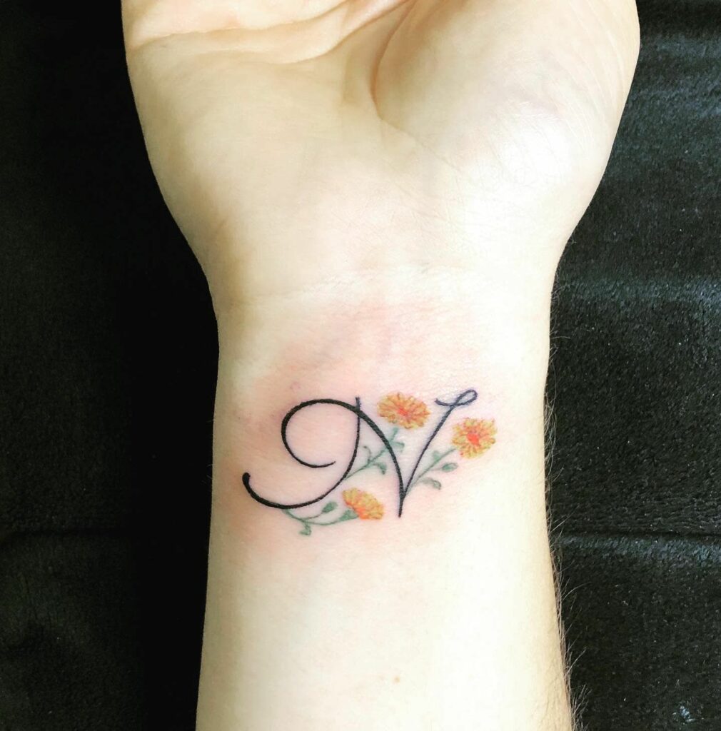 marigold tattoo