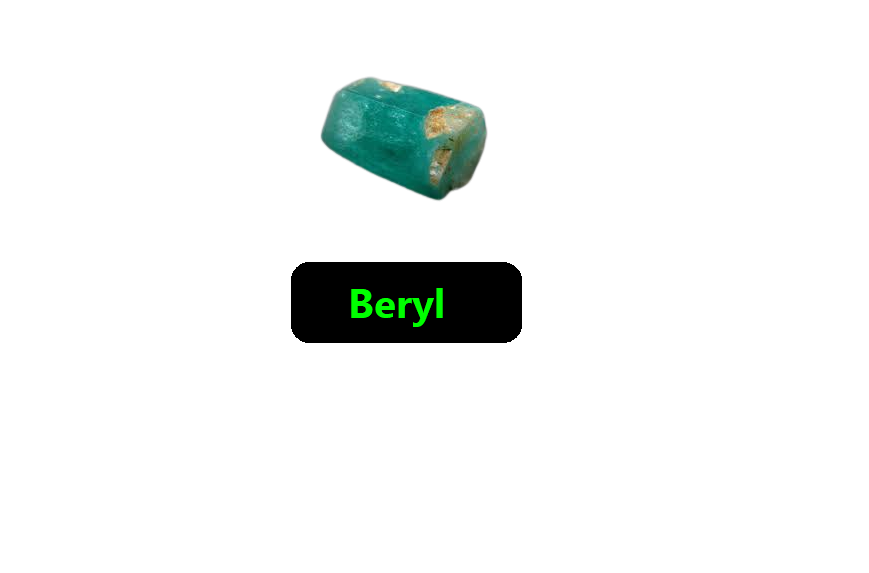 Beryl is a green crystal