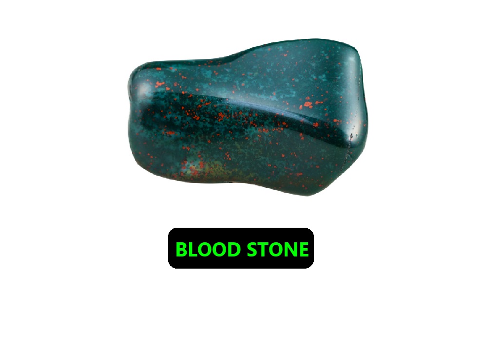 Bloodstone A GREEN CRYSTAL