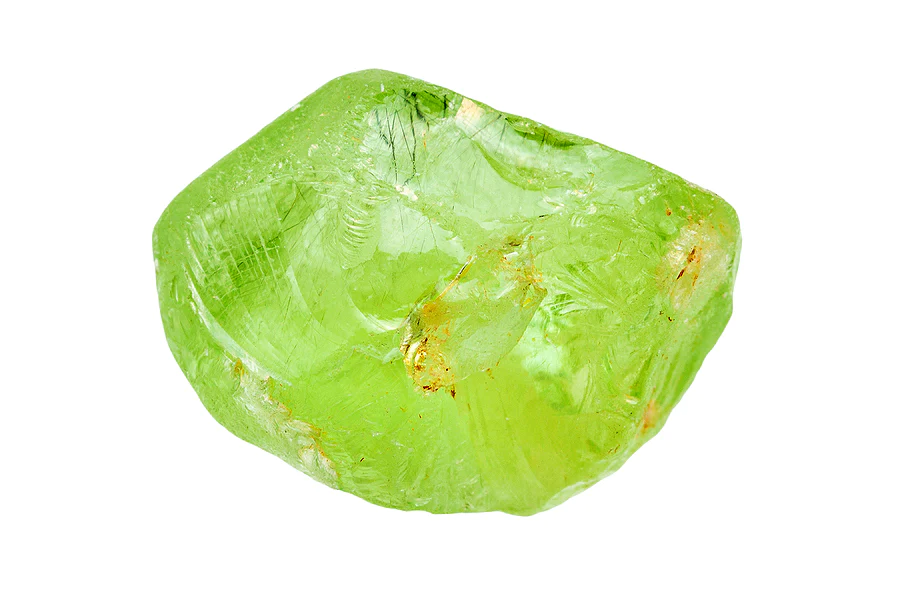 Peridot is a green crystal