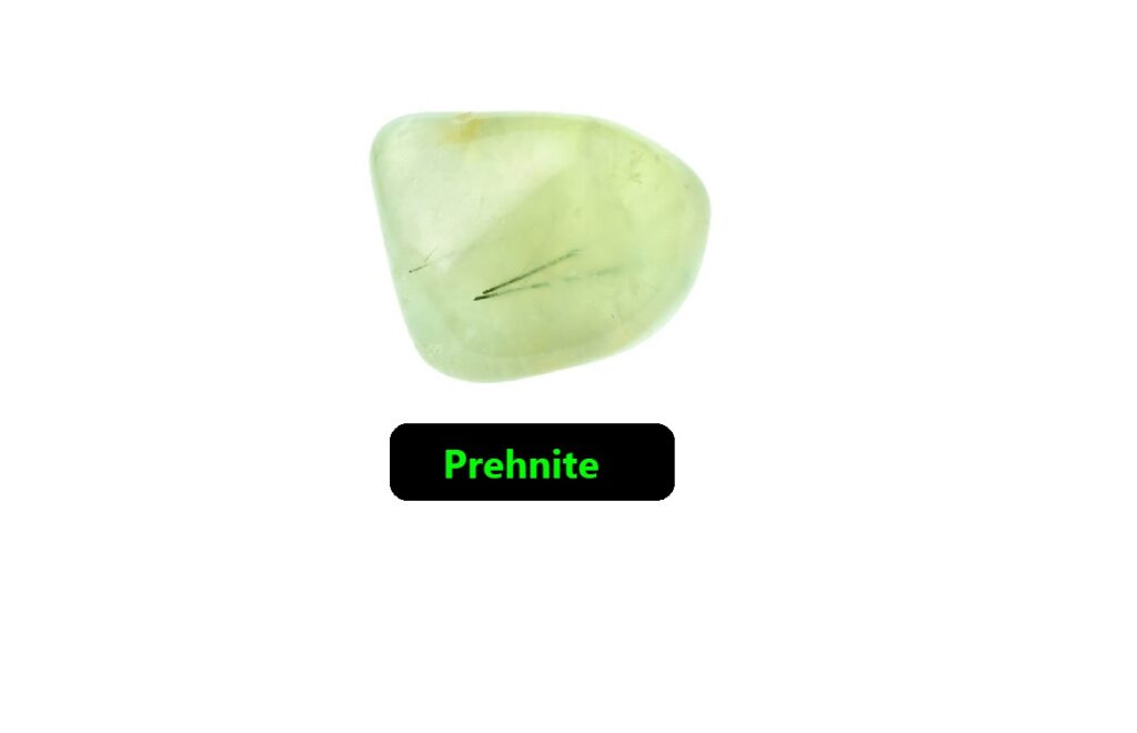 Prehnite is a green crystal