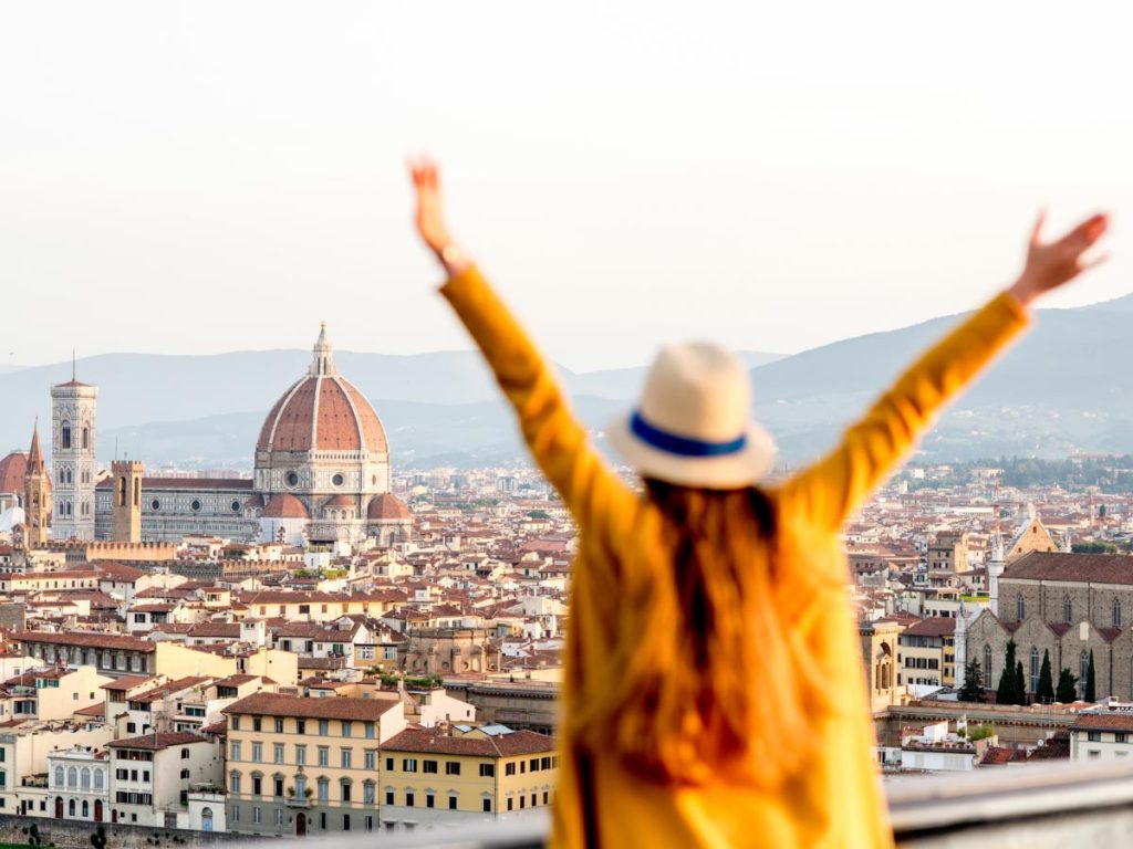 women travelling in florence italy one of favorite hobbies for women