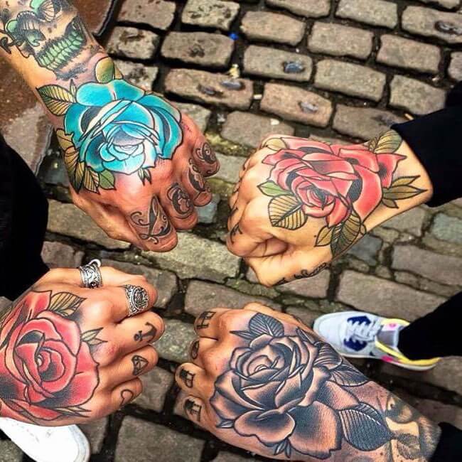 50+ ROSE HAND TATTOO MALE IDEAS YOULL HAVE TO SEE TO BELIEVE