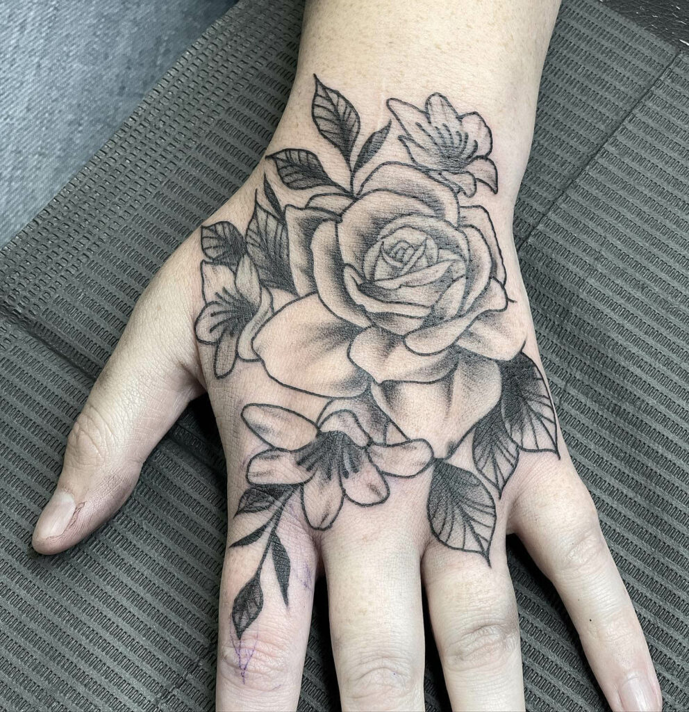 50+ ROSE HAND TATTOO MALE IDEAS YOULL HAVE TO SEE TO BELIEVE