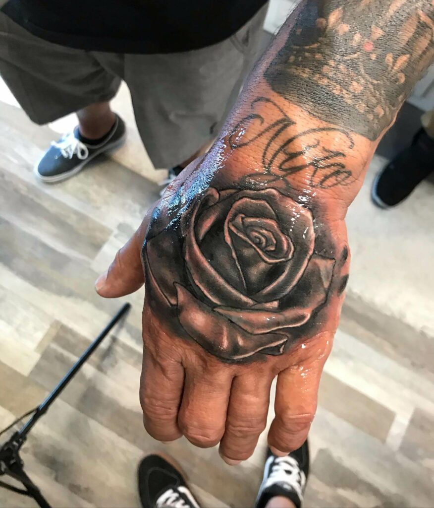 50+ ROSE HAND TATTOO MALE IDEAS YOULL HAVE TO SEE TO BELIEVE