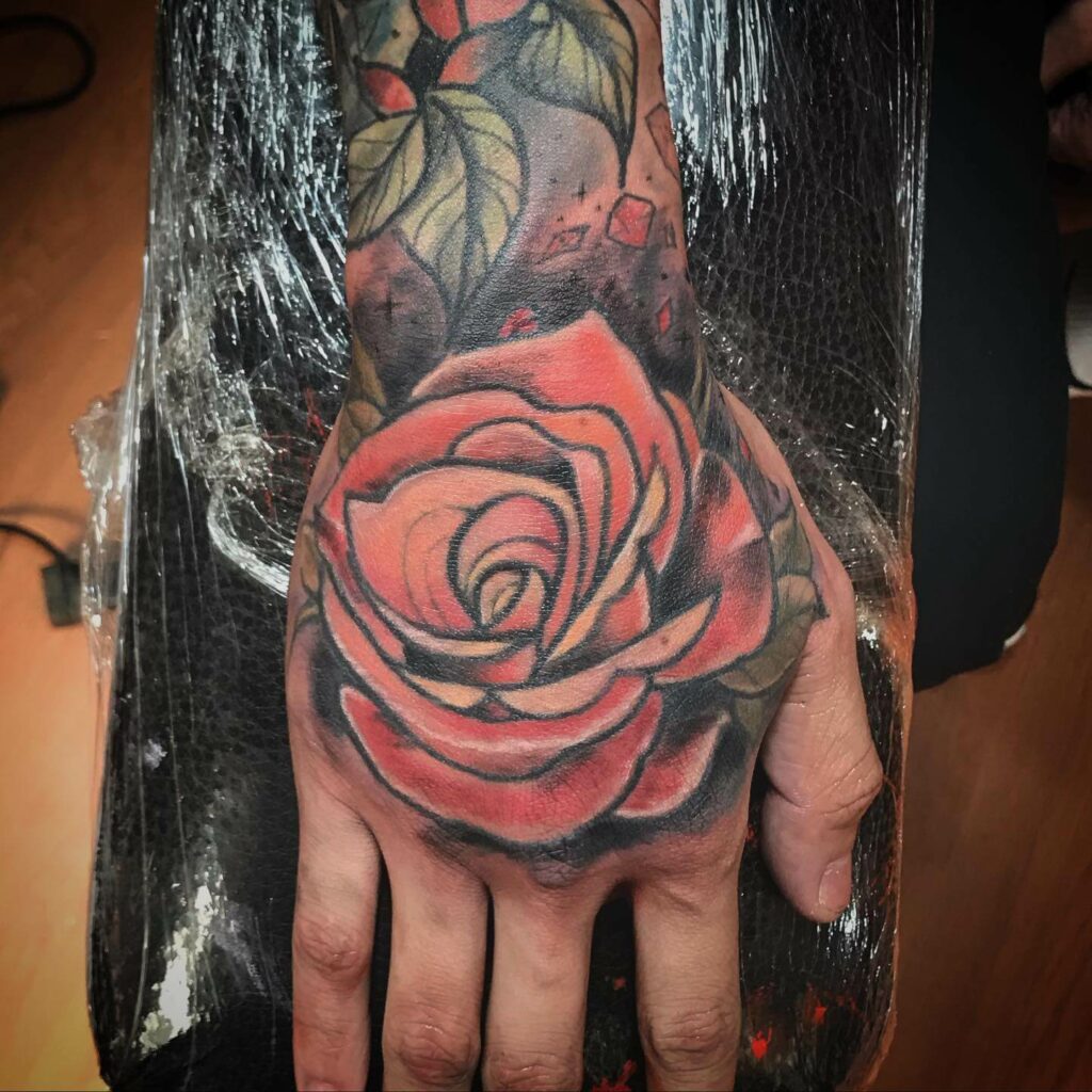 50+ ROSE HAND TATTOO MALE IDEAS YOULL HAVE TO SEE TO BELIEVE