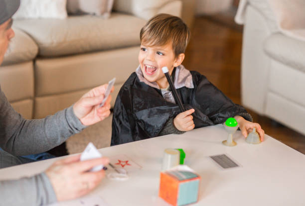 Photo of a boy Magic Tricks - a fun job for 8 year olds