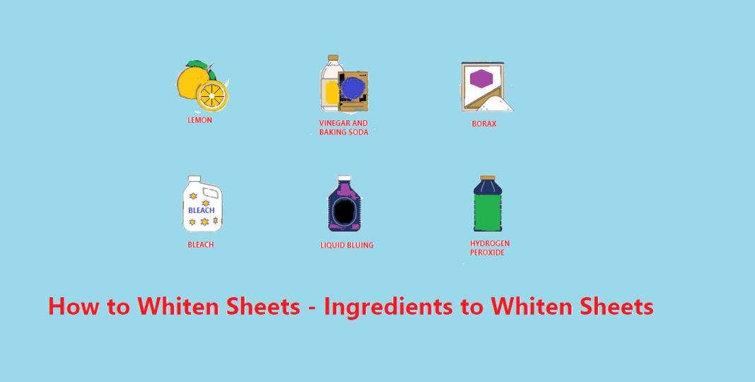 How to Whiten Sheets 7 Tried and Trusted Ways fixthelife